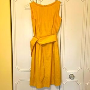 Anne Klein Cotton dress with rose embroidery and pockets